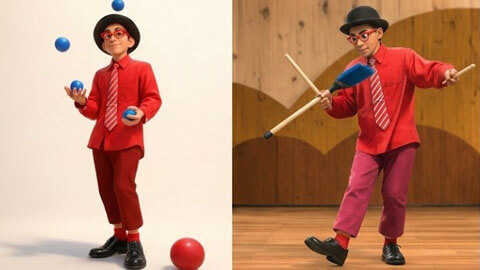 ジャグリングイラスト画像