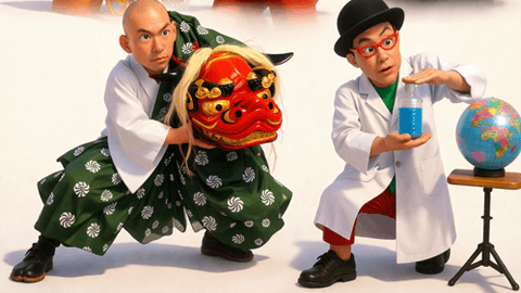 獅子舞・エコマジックアニメキャラ画像