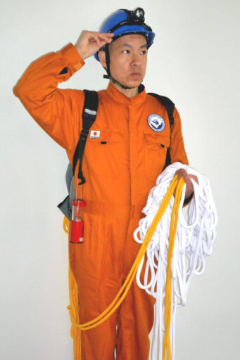 防災ロープショー画像