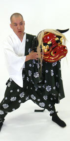 獅子舞パフォーマンス画像